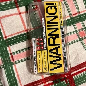 This is a iPhone Xr case that has Aircraft info on the back.